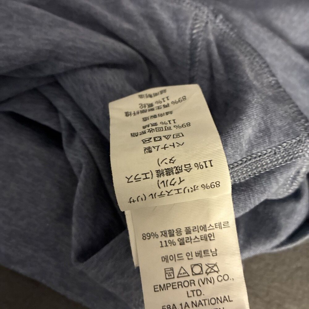 VUORI Women’s Halo 2.0 Performance Hoodie Slate Blue Full Zip Jacket Pockets - Picture 12 of 14